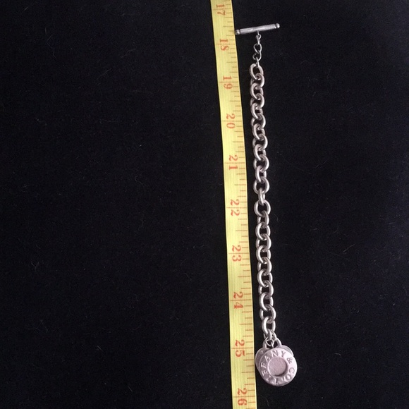 ViNtaGe aUthEnTic diSc0ntiNueD inteRl0cKing cercles TiFFany & co bRaCelet - Picture 7 of 14